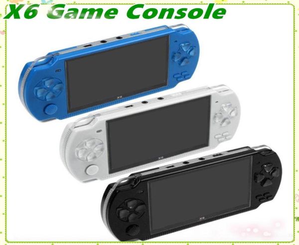 PMP X6 Handheld Game Console Экран для PSP Game Store Classic Games TV Output Portable Video Game Player MQ162483122
