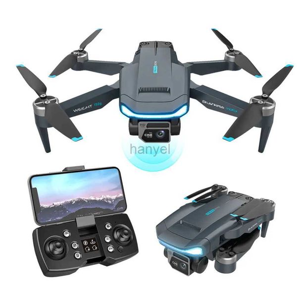 Дроны KBDFA 2024 Новый F194 Aerial Drone GPS GPS безмолв мотор 4K HD Двойной камеры RC Helicopter Профессиональные складные квадрокоптерные подарки 240416