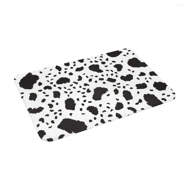 Carpets Pattern de leopardo de pele de animal Padrão sem deslizamento sem escorregamento tapete de banho de memória para decoração/cozinha/entrada/sala interna/externa/sala de estar