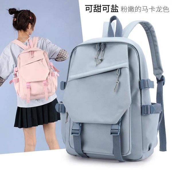 Backpack Ins Schoolbag weibliche japanische Vintage Graffiti Kontrast koreanische Studentin Kleine frische Literaturtasche