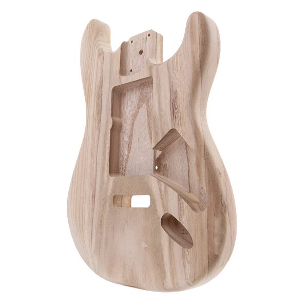 Кабели Туайные деревянные изысканные гитара Незаконченный кузов ствол материал струнные инструменты для электрогитары Strat St