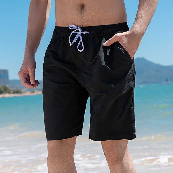 Pantaloncini da uomo pantaloni da spiaggia sportiva per esterni per estate nuotare in modo multiplo