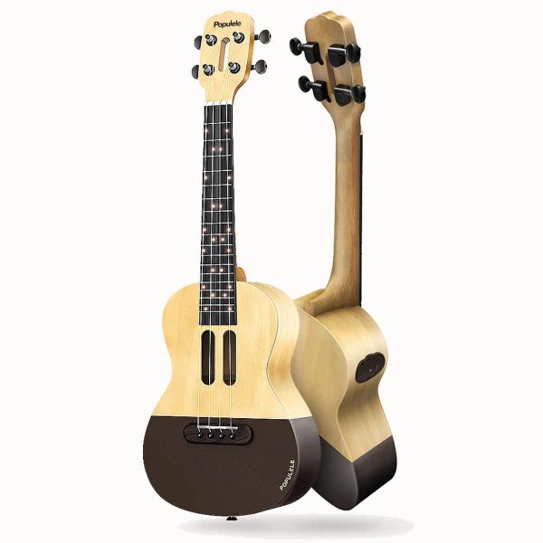 Cavi Populele U1 Smart Ukulele 23 pollici String con app a LED controllata App Bluetooth Connect Ukulele Guitar Musical Strument