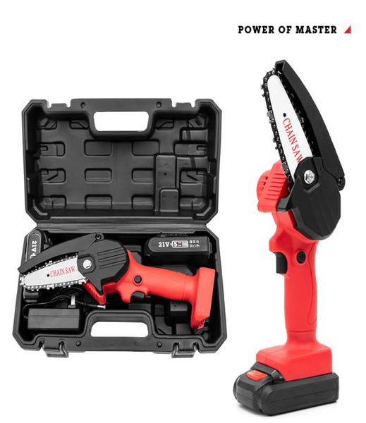 24V 550W Cadeia elétrica SAW Bateria de lítio Mini Ferramenta de jardim de mão com serras de corrente Chain Ferramenta de madeira recarregável5911272