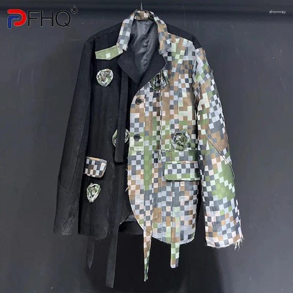 Abiti maschili pfhq camuffato camuffato a mano giacche floreali fatte a mano marea marea allentata tasche di alta qualità tasche per tasche per tasche di alta qualità primaverili 21z4280