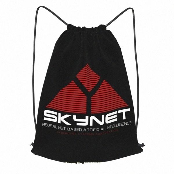 Terminator Skynet Inspirado Sistemas de Cyberdina T2 Backpack Backpack Bag de armazenamento criativo quente Multi-Functi Sports Bag T4ul#