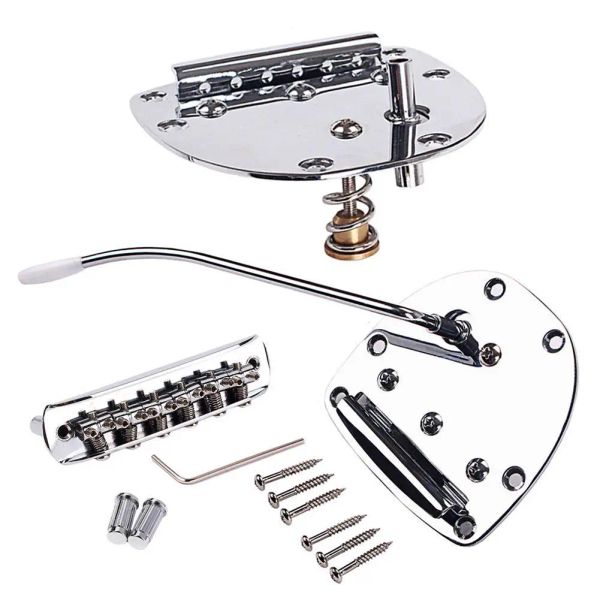 Set di chitarra per chitarra set di tremolo bridge per Mustang Jazzmaster Accessori di sostituzione della chitarra