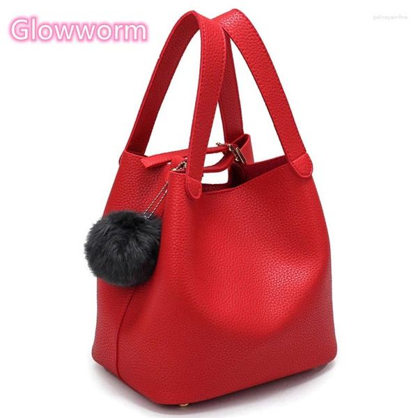 Bag Fashion Pu кожаные женские сумочки Большой женский шар для волос плече