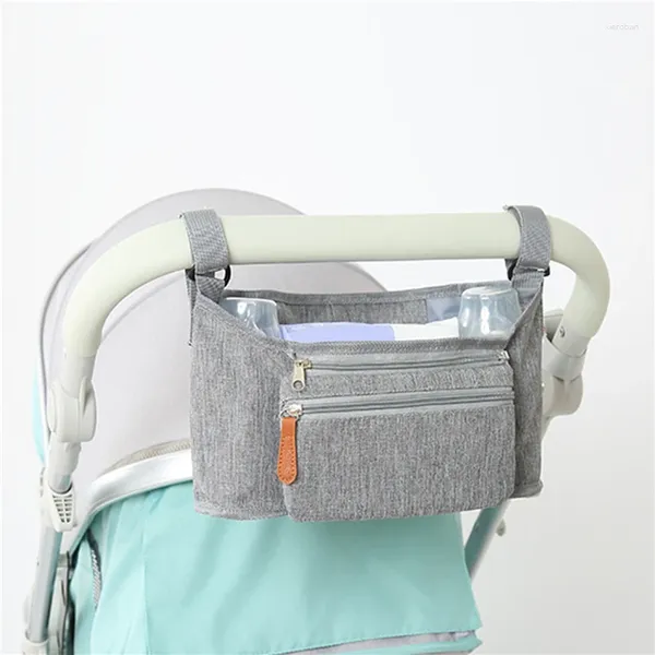 Aufbewahrungsbeutel Kinderwagen Organizer Mumie große Kapazität Reise Hangsbeutel Flaschenhalter Kinderwagen Accessoires Babyzubehör