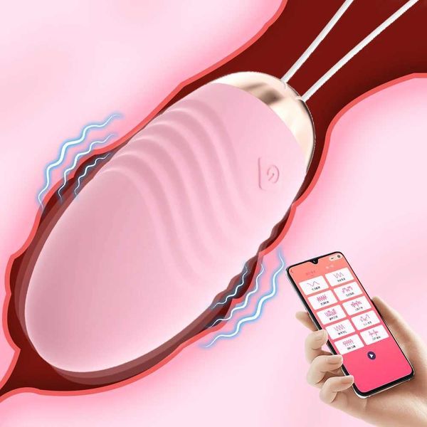 Drahtloser Bluetooth -Vibrator für Frauen App Remote G Spot Vibration Eierklit