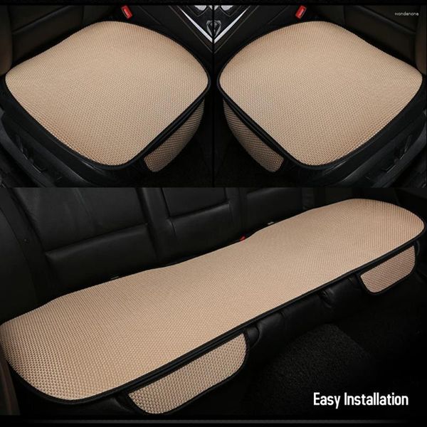 Araba Koltuk Kapakları Kkmoon Universal 5 Renk Kapağı Yastık Ön Arka Arka Sandalye Koruyucu Mat Pad Arabalar için Otomosağı