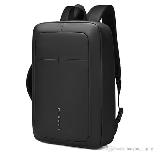 Backpack de homens profissionais Backpack Sacos de viagem à prova d'água Laptop School Bag Office Business 15 polegadas Mochilas de computador USB1655711