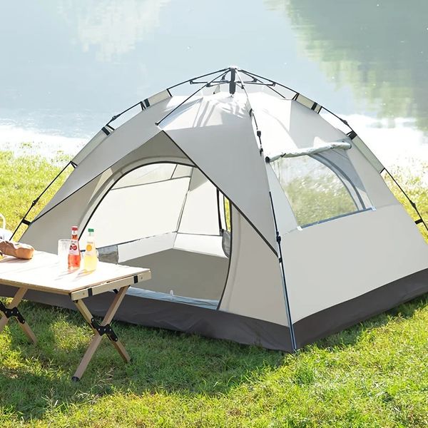 Camping im Freien Vollautomatisch wasserdicht und Sonnenschutzmittel für 2 Personen 240416