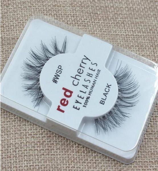 Fábrica diretamente vermelha cereja falsa cílios falsos cílios longos de e olho de extensão Profissional Profissional Faux Sylehash Winged Fake Lashes 9225356