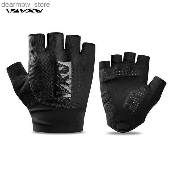 Radsporthandschuhe Vxw Halbfingerradhandschuhe Sommer Radfahren MTB BMX Road Racing Bicyc Frauen Männer Sport Atemabkissen Schock absorbieren L48