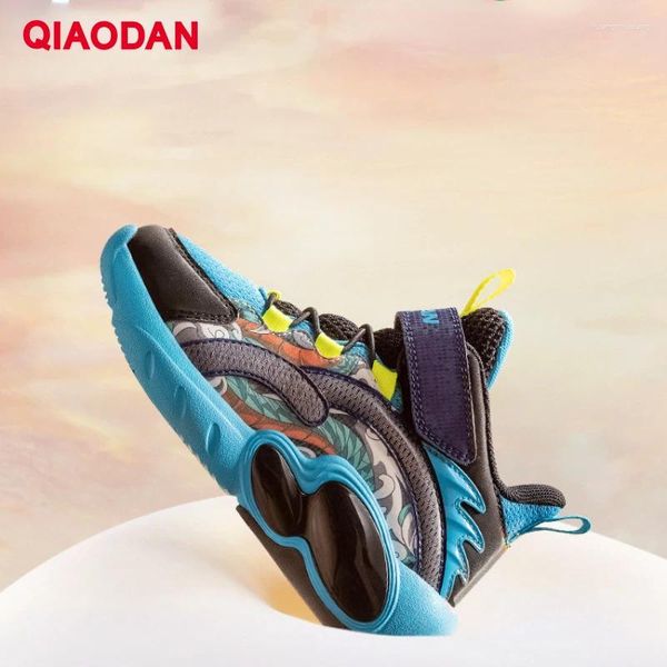 Scarpe da basket Qiaodan Kids Sneakers per ragazzi 2024 -Absorbant Anti -slip Anti -slip comodo QM2310101 leggero