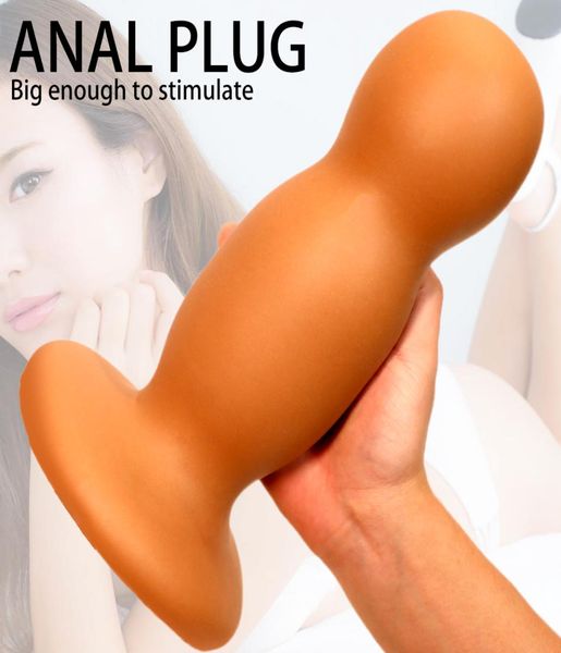 Sexspielzeug riesige Größe Super riesiger Analstecker Silikon Big Butt Plug Prostata Massage Vagina Anal Expansion Sex Toys für Männer Frauen8138644