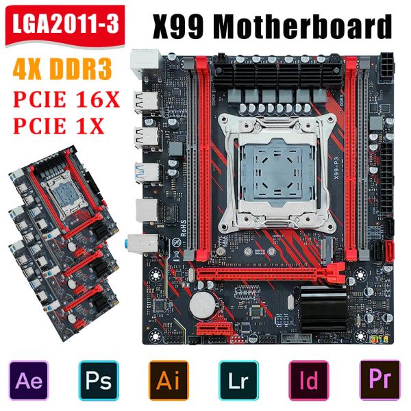 Materie materie x993 slot per schede madre desktop LGA20113 PC CPU Mainboard 4x 240pin DDR3 DMIMM slot 1866MHz 128 GB RAM Memoria M.2 Porta Nvme/SATA