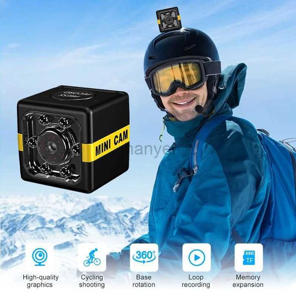 Дроны 32 ГБ память 1080p Высокопродажа Micro Camera Outdoor Sports Sports Sports Aerial Rocding Camera High Definition Infrared Nig 240416