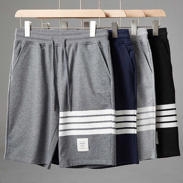 Shorts Mens Capris Sports Shorts casual Stripe grandi pantaloni di cotone estate sciolti pantaloni da uomo pantaloni da uomo