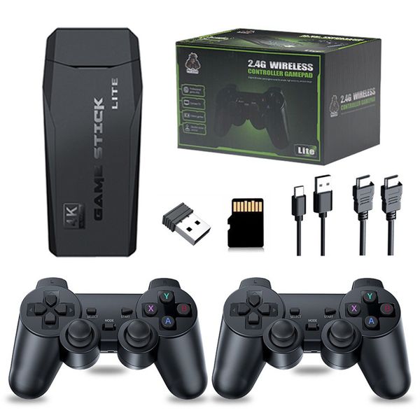 Console per videogiochi 64G Games integrati da 20000 giochi portatile console portatile M8 Wireless Controller Stick Game Stick per bambini Gift di Natale