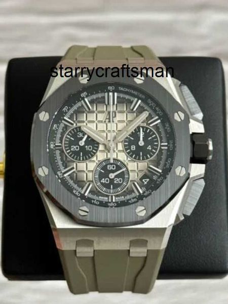 Designer Watches Royal offshore automatico Audemar Mechanical Watch Royal Offshore Time Watch 43mm APS Taupe Complete