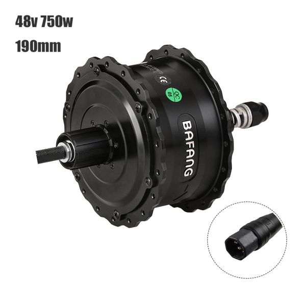 Bafang 48 V 750W bürstenloser Bafang -Hub -Motor RMG06 DDC 750W Heckmotor Old 175 mm 190 mm 8fun Elektrofahrrad Heck -Hub Motor1494190