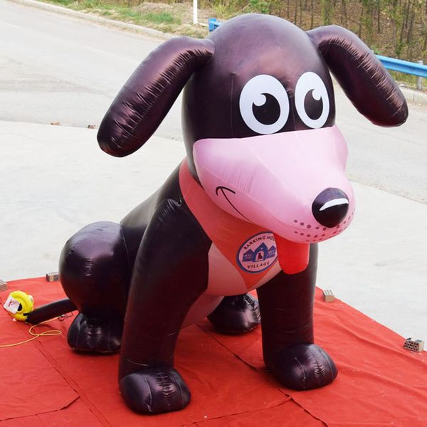 10mh (33 фута) с индивидуальным надувным надувным надувным для щенка модель мультипликации больших собак для домашних магазинов и домашних животных реклама реклама