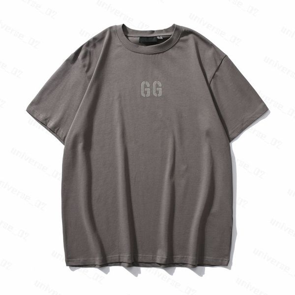 T-shirt Essentialshirt Mens magliette Spessi versioni di cotone Summer Designe Designe Thirt Tops Fashions Man Casual Letter Polos Abbigliamento Abbigliamento Magliette 2024 ZX20