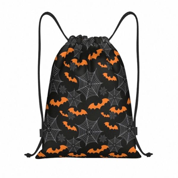 Bacha de atração de ataque de aranha de aranha personalizada para treinar mochilas de ioga gótico oculto witch mágica esportes sackpack o1sd#
