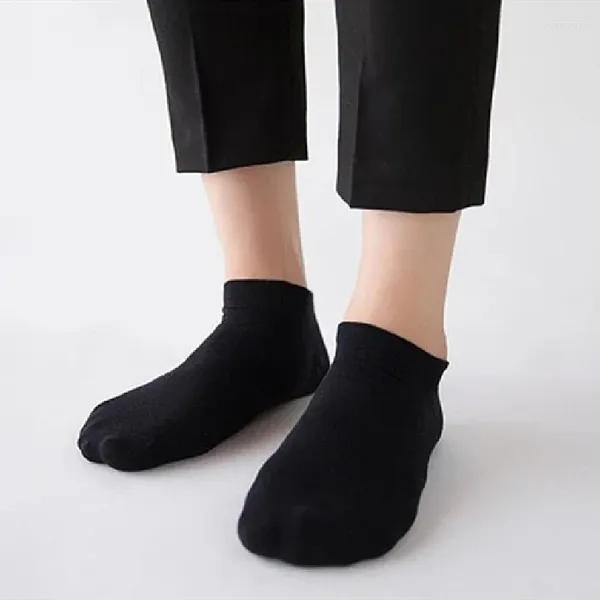 Meias masculinas 10 pares/ tripulantes de algodão Casual Wicking respirável homem tornozelo preto branco cor sólida por atacado