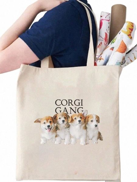 1pcs kawaii fofo gato de gato gráfico bolsa de estilo coreano Bolsa de capa de lona Bolsa de ombro Perfeita para o presente de viagem ao ar livre T98G#