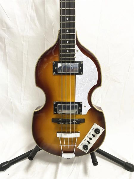 Gitarre Sunburst Hofner 4 Strings Bass Gitarre Geigens BB2 ICON -Serie Hofner Tabak Burst Vintage CT Elektrombass, kostenloser Versand