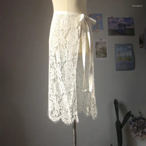 Apresenta de sono feminina de uma peça de avental japonesa Meia capa Salia esbelta em linha reta de calças combinando com calças transparentes curtas