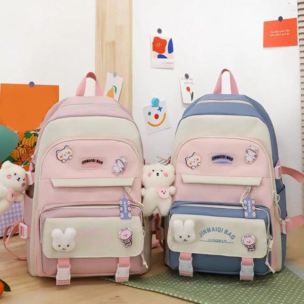 Borse per la scuola Dureble Girls Backpack borsetta con maniglia leggera comoda manico a matita dolce archiviazione