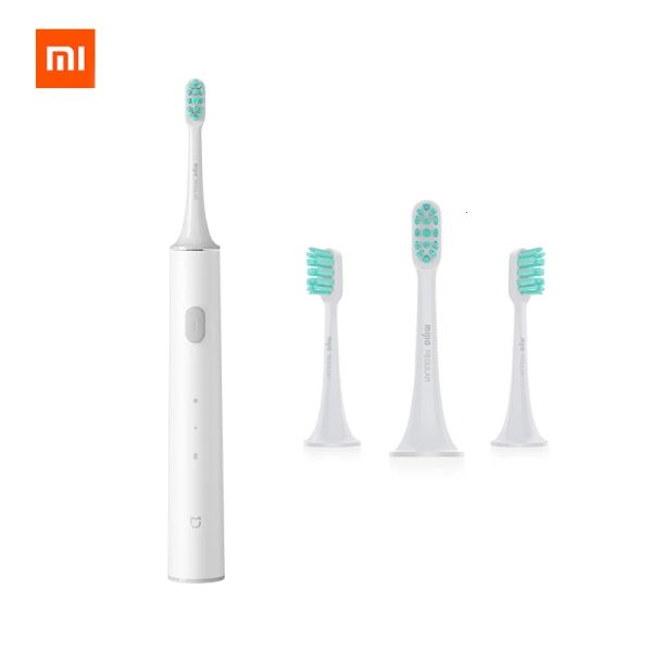 Prodotti originale Xiaomi Mijia Sonic Electric Dente Sprobrush T300 Spazzo di dente impermeabile ricaricabile Brush per i denti più eleganti per i denti per adulti morbido