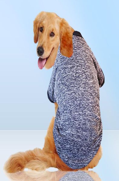 Собачья одежда зимняя одежда для домашних животных для больших собак теплый хлопок Большой толстовки золотой ретривер питбуль