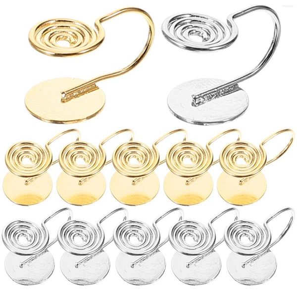 Rücken Ohrringe 12 PCs Ohrclip-Adapter Kleine Gegenstände Basis für DIY-Ohrring-Schmuck ohne Löcher Kupferbekehrung durchbohrt zum Ausschneiden durchbohrt