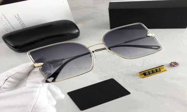 Дизайнерские солнцезащитные очки мужчины женщины HD Marine Lens Series с открытыми очками для затенения в рамке