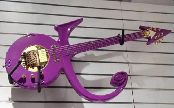 Purple Prince Symbol Guitar Tremolo Bridge Gold Adnemware Abstract Raine China Made9642471