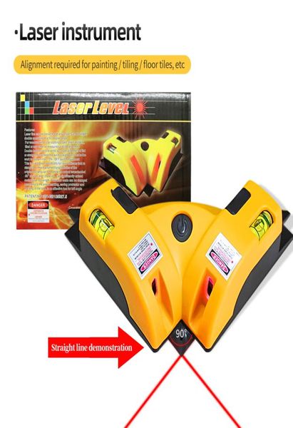 Energy Power Square Right Laser Level -Winkel 90 Grad Hochwertiger Werkzeugprojektion Lasermessungstool Level Laser -Tools2665115