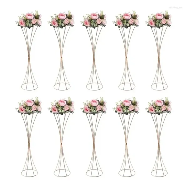 Party -Dekoration Trompeten Vasen für Wohnkultur Hochzeit Top Vase Herzstück großer Boden 50 cm 10 Stcs