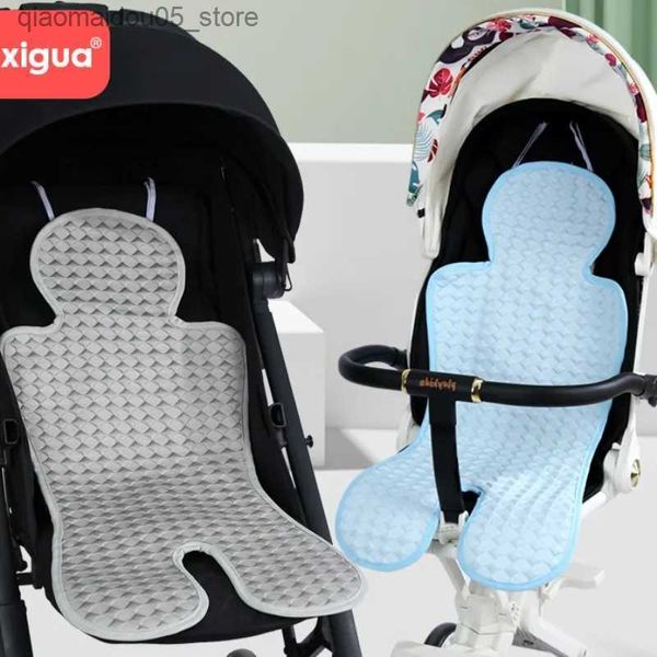 Kinderwagen Teile Zubehör Baby Kinderwagen coole Bohnenmatte Wanderwerkzeug Sitzkissen Babysicherheit Sitz Stuhl Universal Ice Kissen Q240416