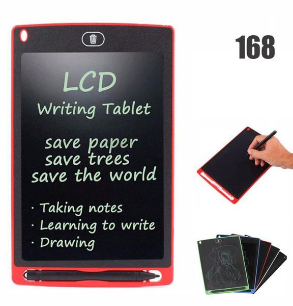 50168d 85 -Zoll -LCD -Tablet -Memo -Memo -Zeichnungsbrett Blackplatten Handschrift Pads mit verbessertem Stift für Kinderbüro Ein Butt Chris6111181