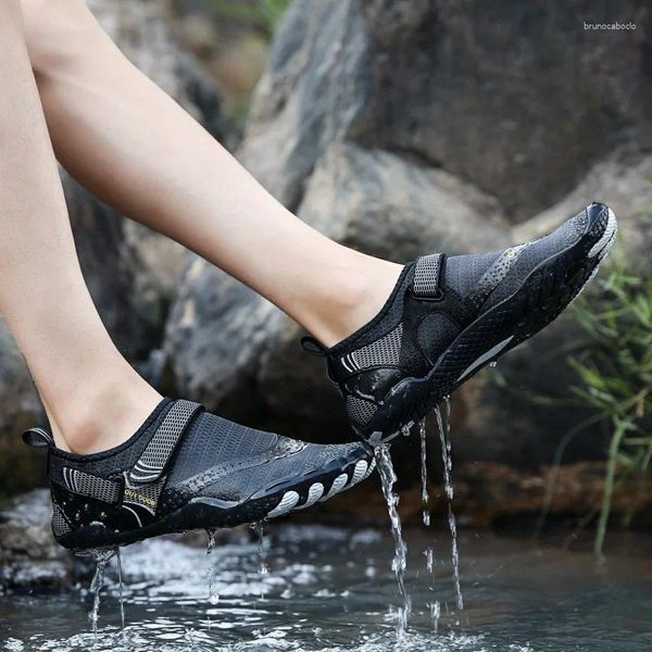 Sıradan Ayakkabı Erkek Kadınlar Hızlı Dry Wading Su Nefes Yukarı Akış Yukarı Antiskid Açık Spor Giyim Plaj Spor ayakkabıları