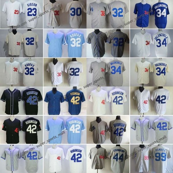 Ritorno a baseball Jersey 42 Jackie Robinson 32 Sandy Koufax 1955 34 Fernando Valenzuela 23 Kirk Gibson 1968 30 Maury Wills 44 Darryl Strawberry 99 Manny Ramirez