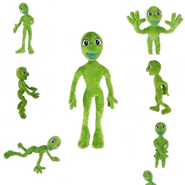 Фаршированные плюшевые животные The Test Toy Dame Tu Cosita Martian Man P Toys лягушка зеленый танце