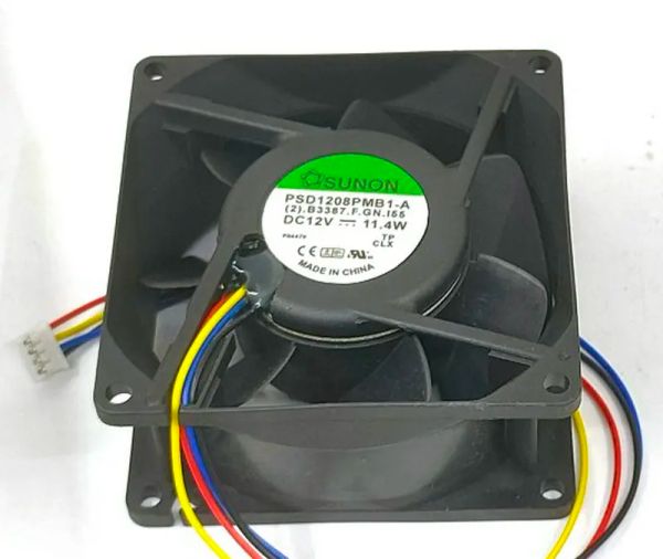 PADS PSD1208PMB1A DC12V 11.4W 80*80*38mm 4 çizgiler Soğutma Fanı