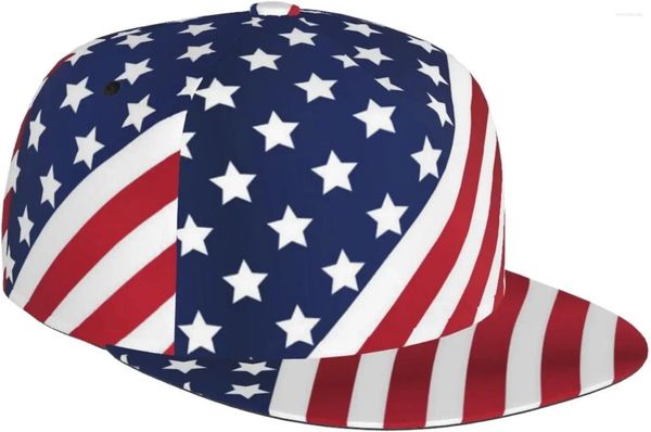 Ball Caps Fashion Flag American Baseball Cappelli da baseball per uomini Donne USA Cap Hat Snapback Indipendence Trucker regolabile