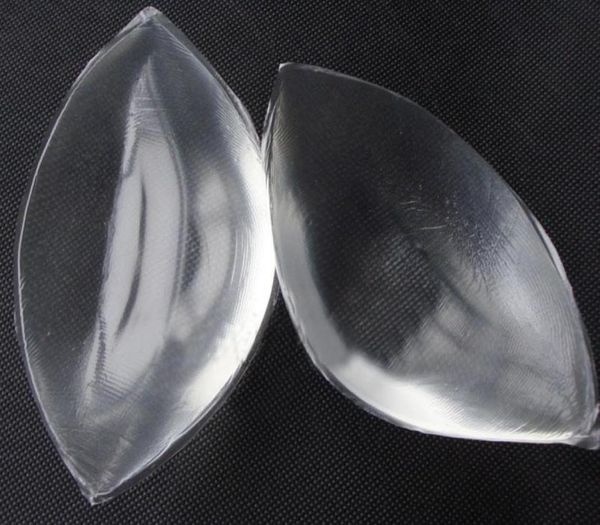 Clear Silicon Bra Pad Brust Enhancer Badeanzug BH Einfügen Schönheitstadpolster Frauen Kleidung Körper Shaper7056607